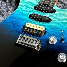 Charvel Pro-Mod Plus Dinky DK24 HSS 2PT EB QM Blue Curaçao【2026 NEWモデル】_3