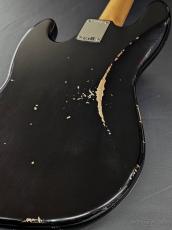 Fender Custom Shop ~Bass Planet Spec~ 1962 Jazz Bass Relic Josefina Jaco Pickups -Aged Black w/Matching Head-_10