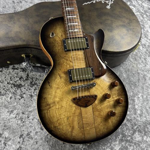 Bizen Works 【ハカランダ】Custom Grain Arched Spalted Maple Top Jacaranda FB Black Burst [3.60kg]美品中古 3F