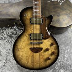 Bizen Works 【ハカランダ】Custom Grain Arched Spalted Maple Top Jacaranda FB Black Burst [3.60kg]美品中古 3F_3
