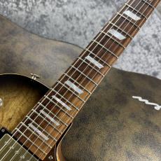 Bizen Works 【ハカランダ】Custom Grain Arched Spalted Maple Top Jacaranda FB Black Burst [3.60kg]美品中古 3F_6