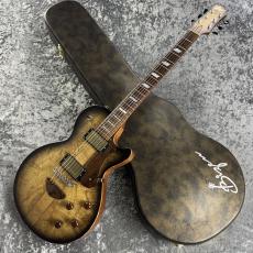 Bizen Works 【ハカランダ】Custom Grain Arched Spalted Maple Top Jacaranda FB Black Burst [3.60kg]美品中古 3F_8
