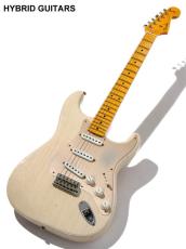 Fender Custom Shop 2019 Event Limited Edition 1955 Dual-Mag Stratocaster Heavy & Journeyman Relic Aged White Blonde 2019_7