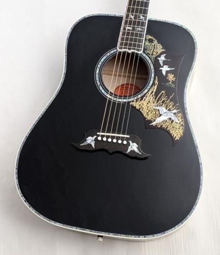 Gibson Custom Shop 【春爛漫セール!】Dealer Select Doves In Flight Ebony Black【5本限定オーダー品】【40mmナローネック】