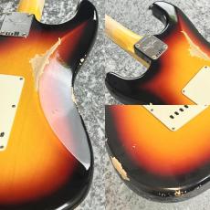 Fender Custom Shop 1962 Stratocaster Relic 3-Tone Sunburst ≒3.48kg #CZ586931_8