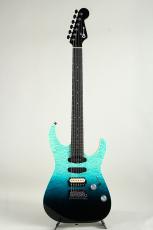 Charvel Pro-Mod Plus Dinky DK24 HSS 2PT EB QM Blue Curaçao【S/N ICC2500982】_2