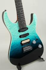 Charvel Pro-Mod Plus Dinky DK24 HSS 2PT EB QM Blue Curaçao【S/N ICC2500982】_9