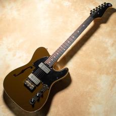 Kz Guitar Works Kz TL Trad Semi-Hollow 22 2P3 New Guinea Rosewood Top Dark Ochre