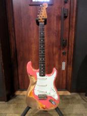 Fender Custom Shop 2020 Winter NAMM Show Limited 60-63 Stratocaster Super Heavy Relic / Fiesta Red over 3 Color Sunburs