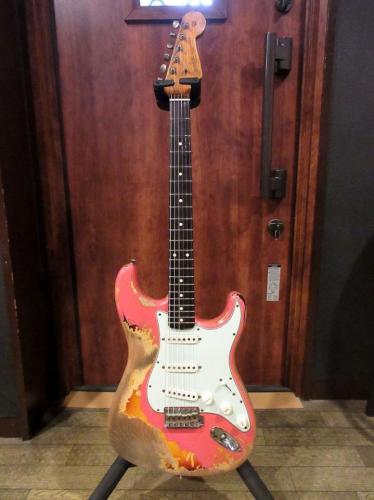 Fender Custom Shop 2020 Winter NAMM Show Limited 60-63 Stratocaster Super Heavy Relic / Fiesta Red over 3 Color Sunburs