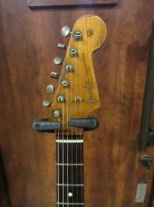 Fender Custom Shop 2020 Winter NAMM Show Limited 60-63 Stratocaster Super Heavy Relic / Fiesta Red over 3 Color Sunburs_3