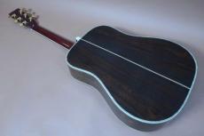Morris  TF-400 / Solid German Spruce Top・Solid Brazilian Rosewood Side and Back・Vertical Logo・Original Schaller Gold Peg・Head and Body Top and Side and Back Solid Abalone Trim・Solid Abalone Hexagons Fingerbo_6