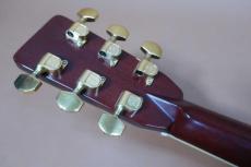 Morris  TF-400 / Solid German Spruce Top・Solid Brazilian Rosewood Side and Back・Vertical Logo・Original Schaller Gold Peg・Head and Body Top and Side and Back Solid Abalone Trim・Solid Abalone Hexagons Fingerbo_10