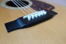 Morris  TF-400 / Solid German Spruce Top・Solid Brazilian Rosewood Side and Back・Vertical Logo・Original Schaller Gold Peg・Head and Body Top and Side and Back Solid Abalone Trim・Solid Abalone Hexagons Fingerbo_15