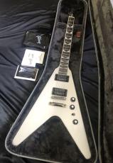 Gibson USA / Dave Mustaine Flying V EXP / Silver Metallic_9