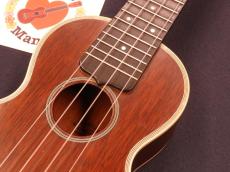 Martin Style 3M Mahogany Soprano with Ebony Fretboard & Ivoroid Binding Ukulele #5452_3