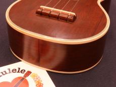 Martin Style 3M Mahogany Soprano with Ebony Fretboard & Ivoroid Binding Ukulele #5452_7