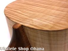 tkitki Ukulele [ECO-C++/Maple1P/Ebony]コンサート マスターグレードフィギャードメイプル #1485_15
