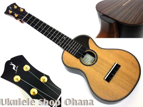 Ancestor's Ukulele [OH360RI/1] ソプラノミドルネック ウエスタンレッドシダー/インディアンローズウッド #354