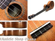Ancestor's Ukulele [QV375RI/1] ソプラノロングネック アフリカンマホガニー #357_4