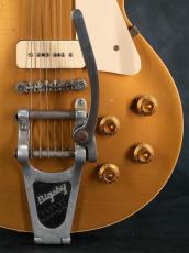 Gibson Custom Shop 1956 Les Paul Standard Gold Top Reissue Bigsby & Aged Mod_9