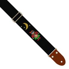 Live Line Live Line LSS45B-2 ガール 刺繍 ギターストラップ_2