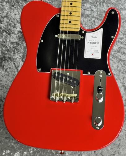 Fender Made in Japan Hybrid II Telecaster/Maple -Modena Red- #JD26004057【約3.34kg】
