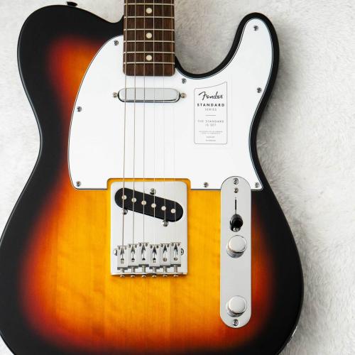 Fender Standard Telecaster White Pickguard 3-Color Sunburst【ストラッププレゼント】【3.78kg】