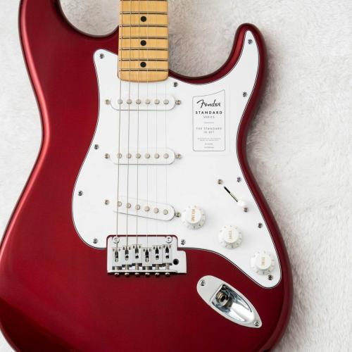 Fender Standard Stratocaster White Pickguard Candy Cola【ストラッププレゼント】【3.48kg】