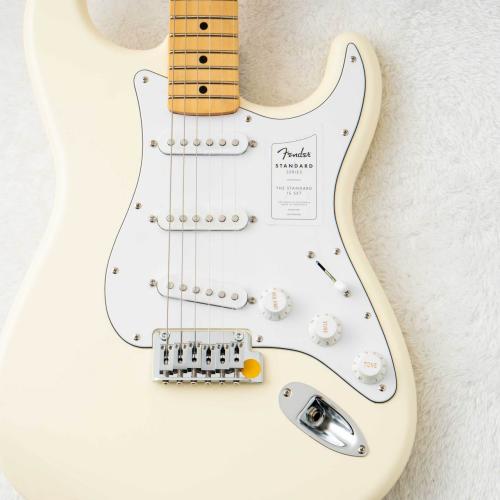 Fender Standard Stratocaster White Pickguard Olympic White【ストラッププレゼント】【3.88kg】