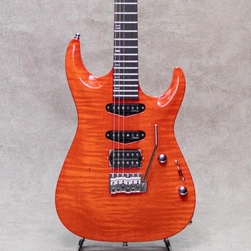 Marchione Guitars Neck-Through Carve Top Figured Maple Mahogany S/S/H Trans Red
