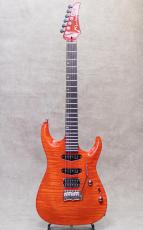 Marchione Guitars Neck-Through Carve Top Figured Maple Mahogany S/S/H Trans Red_2