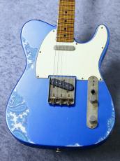 XOTiC XTC-1 Master Grade Flame Maple Neck Heavy Aged ~Lake Pracid Blue over Blue Paisley ~