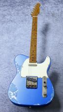 XOTiC XTC-1 Master Grade Flame Maple Neck Heavy Aged ~Lake Pracid Blue over Blue Paisley ~_2