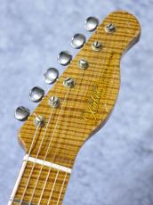 XOTiC XTC-1 Master Grade Flame Maple Neck Heavy Aged ~Lake Pracid Blue over Blue Paisley ~_5