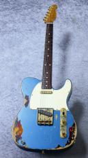 XOTiC XTC-1 Master Grade Flame Maple Neck Heavy Aged ~Dark Lake Pracid Blue over 3 Tone Burst~約2.91㎏_2