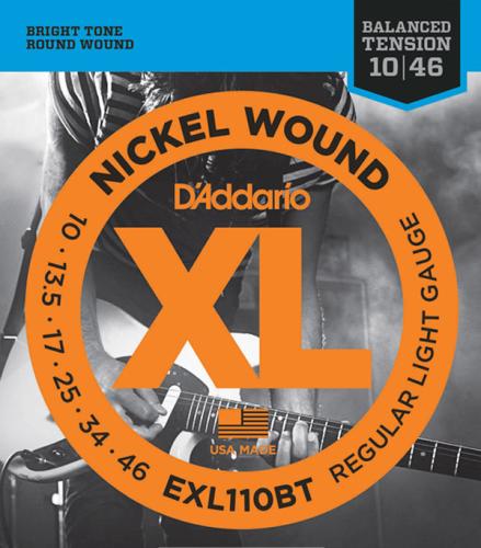 D'addario EXL110BT 10-46 レギュラーライト バランスドテンションエレキギター弦