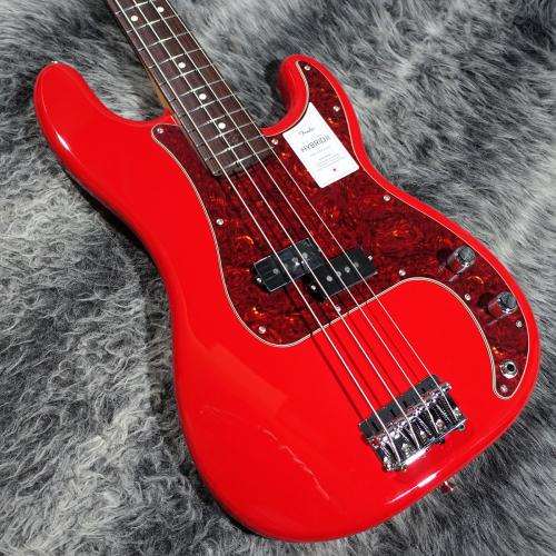 Fender Made in Japan Hybrid II Precision Bass Modena Red