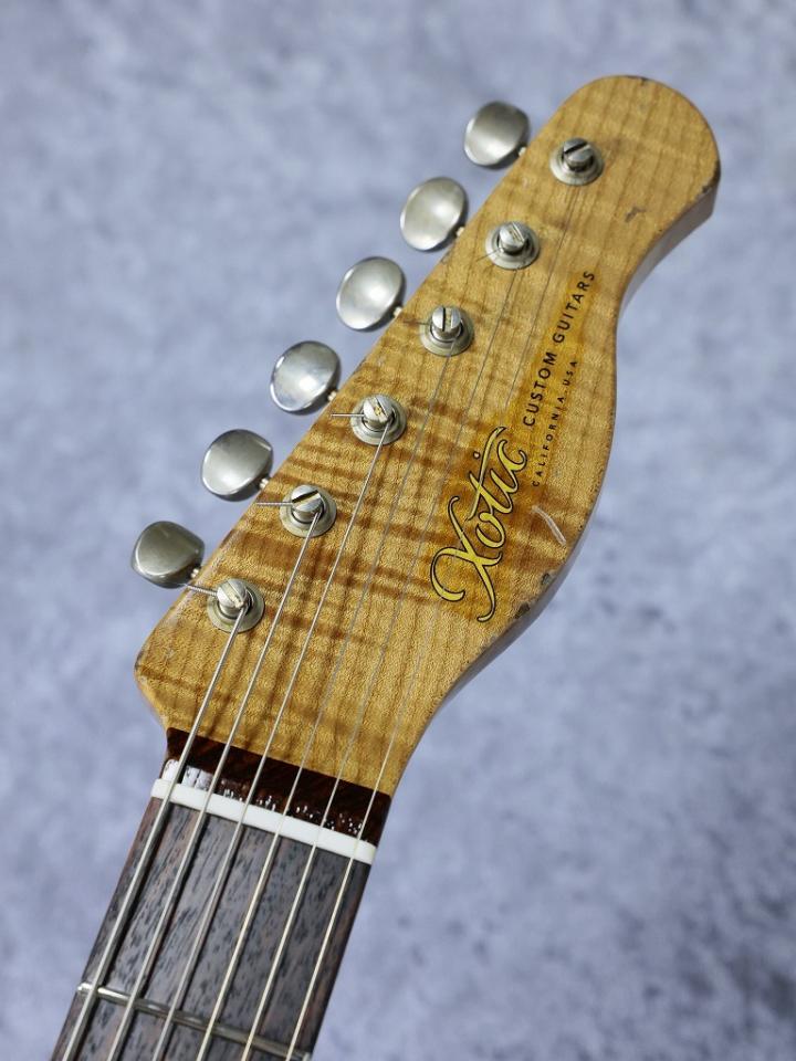 【超美品】Xotic Guitars XTC-1 5A maple XOTiC XTC-1 5A Flame Maple Neck Medium Aged ~Vintage White Blonde