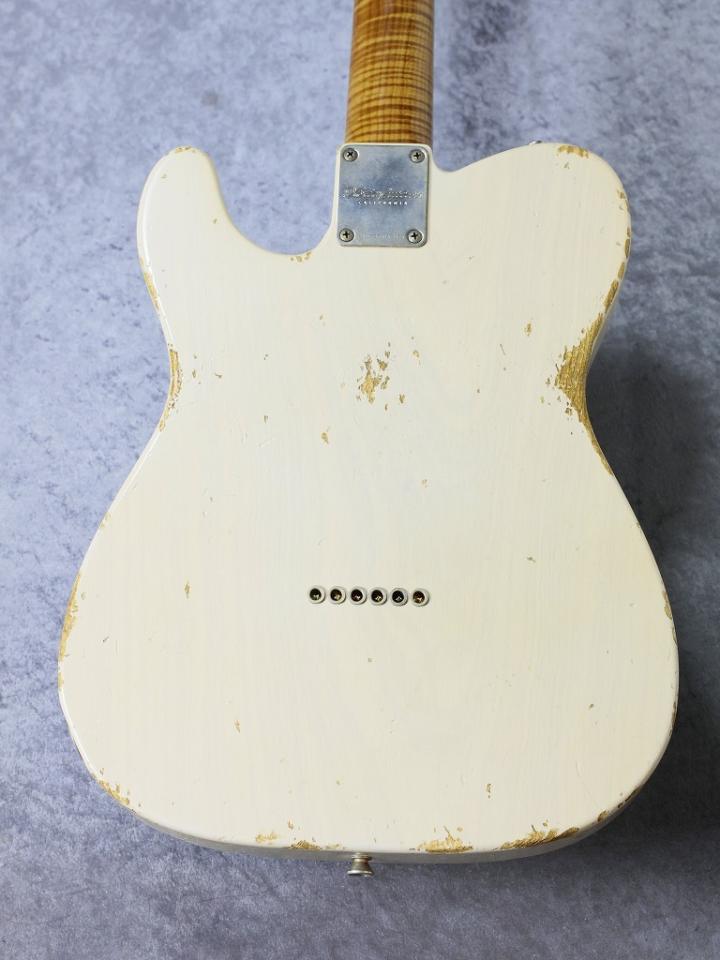 XOTiC XTC-1 5A Flame Maple Neck Medium Aged ~Vintage White Blonde