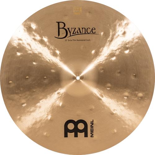 Meinl 22” Byzance Traditional Extra Thin Hammered Crash トラッシュクラッシュシンバル 22インチB22ETHC