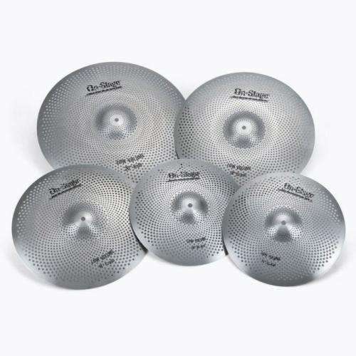 ON STAGE STANDS LVCP5000 ローボリュームシンバルセット(14”ハイハット/16”クラッシュ/18”クラッシュ/20”ライド)