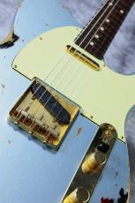 XOTiC XTC-1 5A Grade Flame Maple Neck Heavy Aged ~Ice Blue Metallic over 3 Tone Burst~約2.95㎏_4