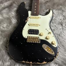 FREEDOM CUSTOM GUITAR RESEARCH O.S. Retro Series ST / Black (Played Finish)【現物画像】