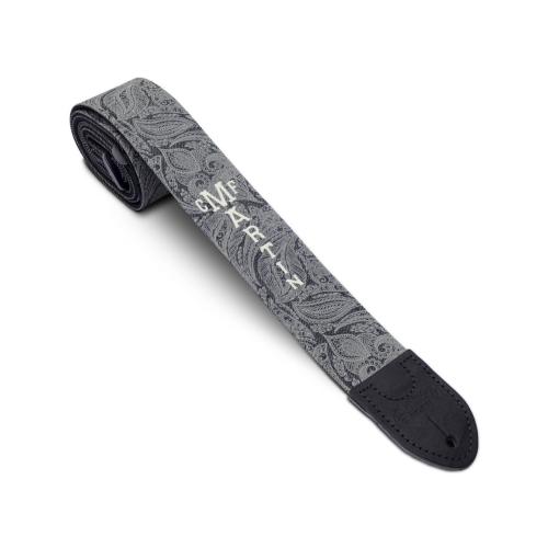 Martin Denim Strap: Scroll-And-Leaf Pattern #18A0109【ギターストラップ】