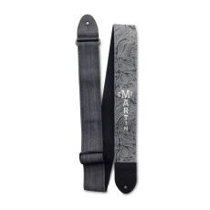 Martin Denim Strap: Scroll-And-Leaf Pattern #18A0109【ギターストラップ】_2