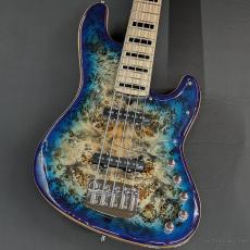 MAYONES Jabba Custom 5 -Eye Poplar AAA Top/Trans Jeans Black 3Tone Blue Burst Gloss-