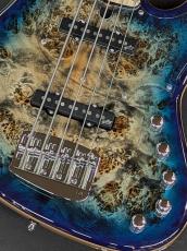 MAYONES Jabba Custom 5 -Eye Poplar AAA Top/Trans Jeans Black 3Tone Blue Burst Gloss-_8