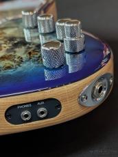 MAYONES Jabba Custom 5 -Eye Poplar AAA Top/Trans Jeans Black 3Tone Blue Burst Gloss-_10