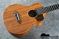 TODA Guitars VT-CW (2017) 美しい杢目のオールハワイアンコアのテナーウクレレです!_14